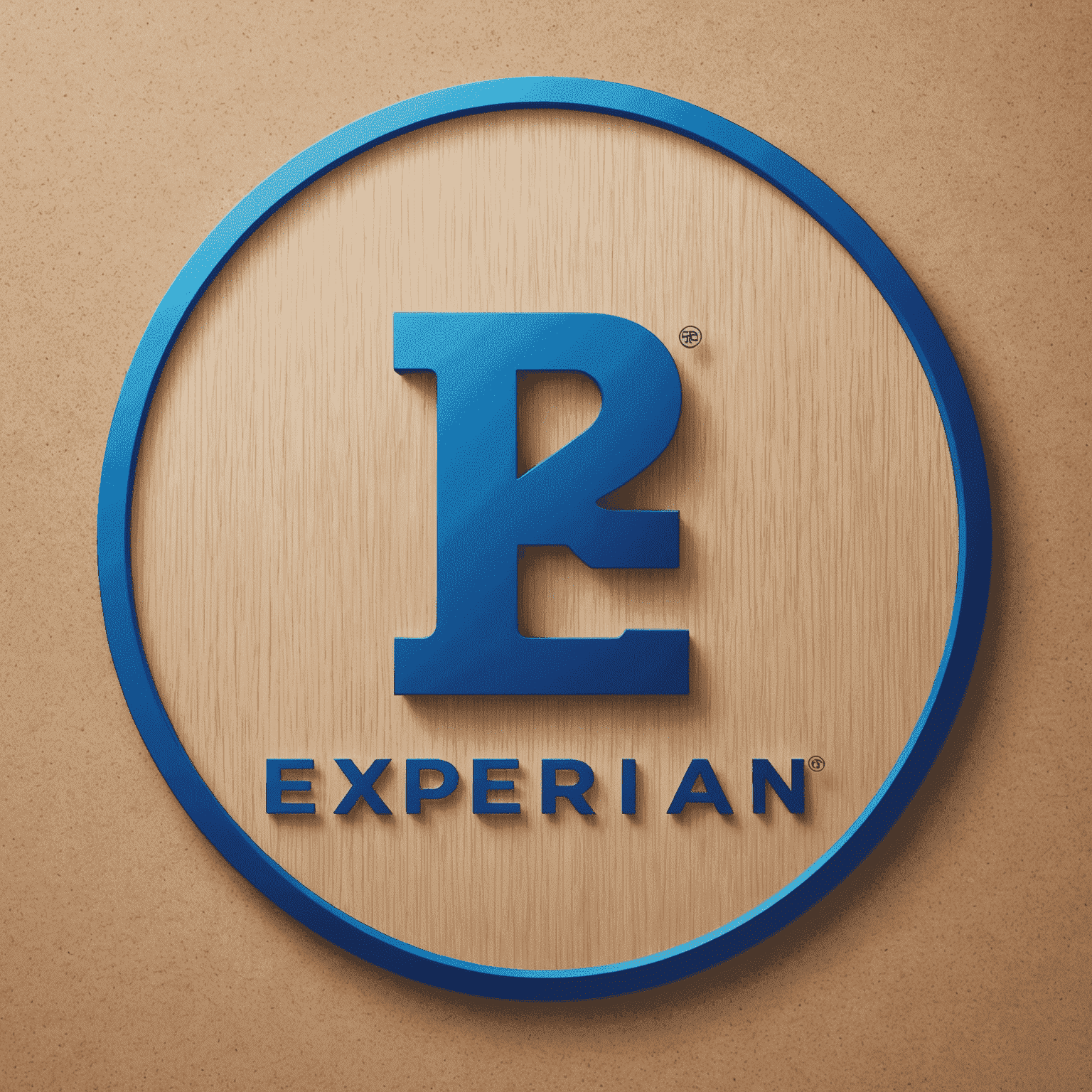 Experian Credit USA logo featuring a stylized 'E' in blue with 'Experian' text in white