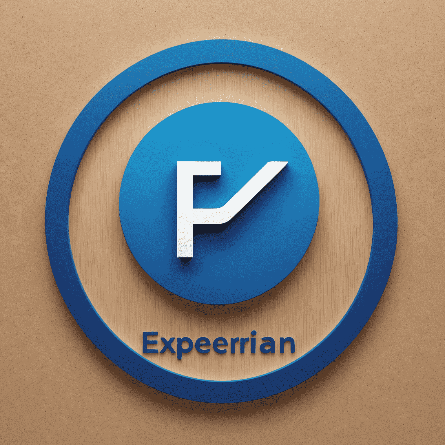 Experian Credit USA logo featuring a stylized 'E' in blue with 'Experian' text in white